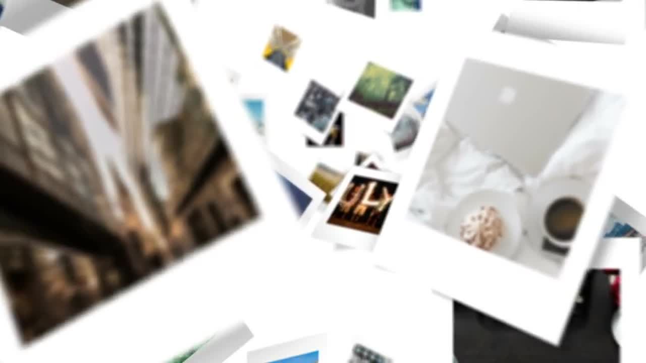 梦幻的动态相册徽标和标题展示素材库精选AE模板