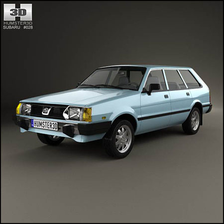 斯巴鲁Leone estate 1978汽车素材之家精选3D模型