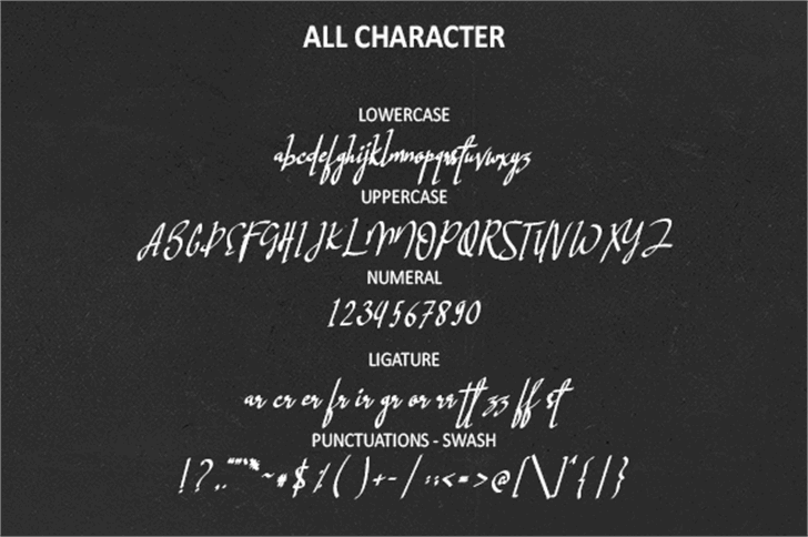 Hastagram Personal font插图8