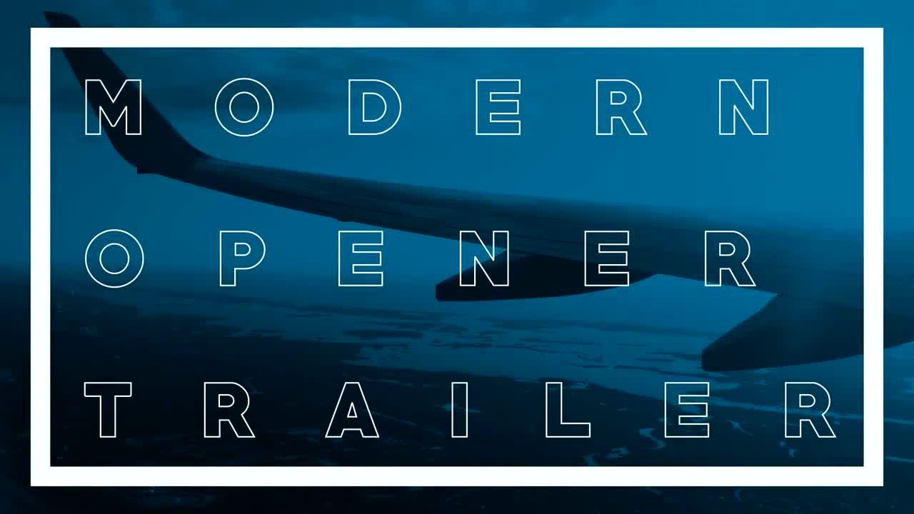 现代时尚流畅的动感视频开场素材库精选AE模板