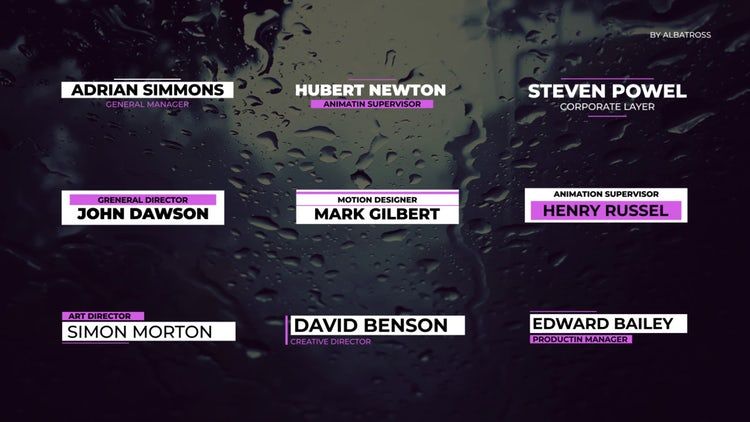 9个低三分之二的动画制作ae模板