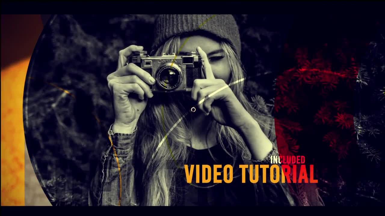 圆形幻灯片视频转场素材库精选AE模板