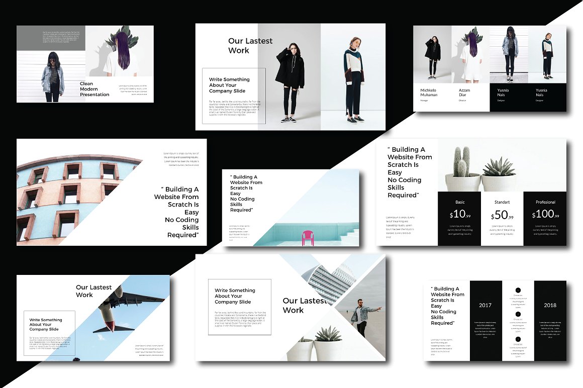 Batas – 超现代的极简主义商业化ppt模板下载[ppt,pptx]插图(4)