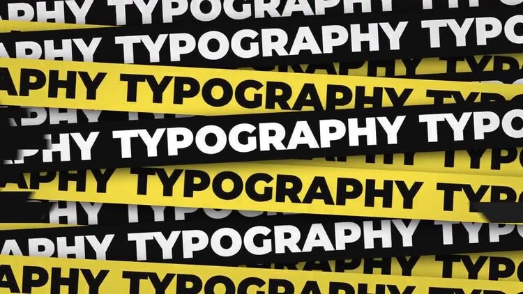 12个现代创意的排版场景动画素材库精选AE模板