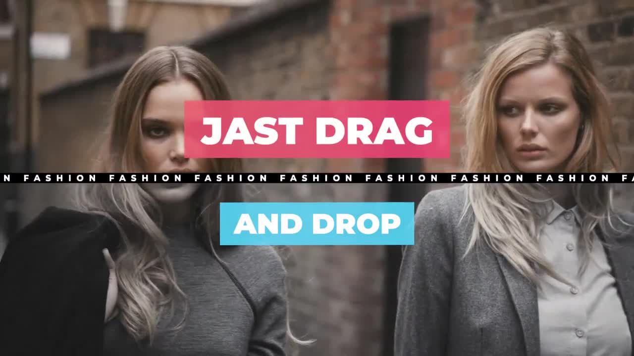 简约时尚的促销过渡效果素材库精选pr模板