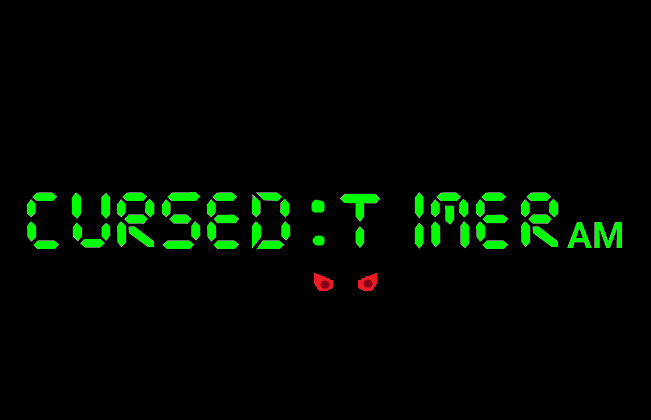 Cursed Timer ULiL font插图 Cursed Timer ULiL font插图