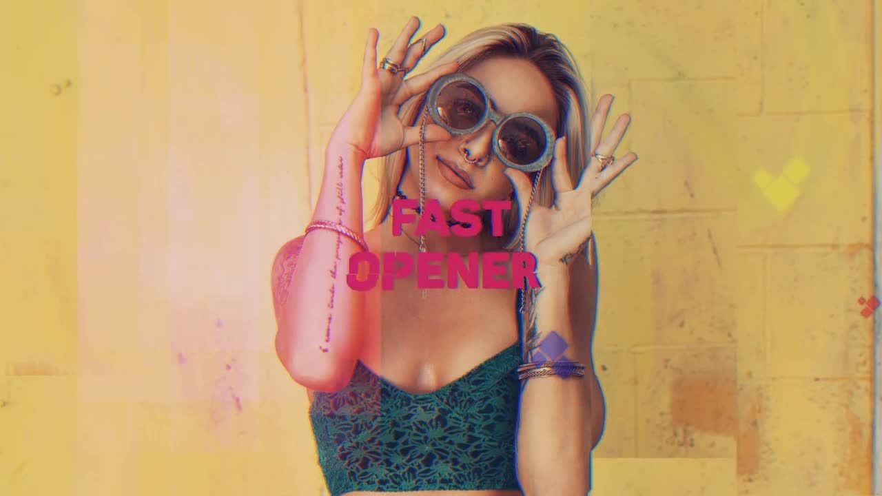 旅游度假幻灯片素材库精选AE模板Fast Opener