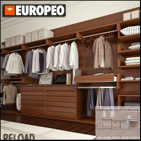 衣柜服装素材之家精选3D模型