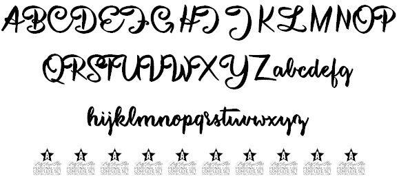 Superstar Personal Use font插图2 Superstar Personal Use font插图2