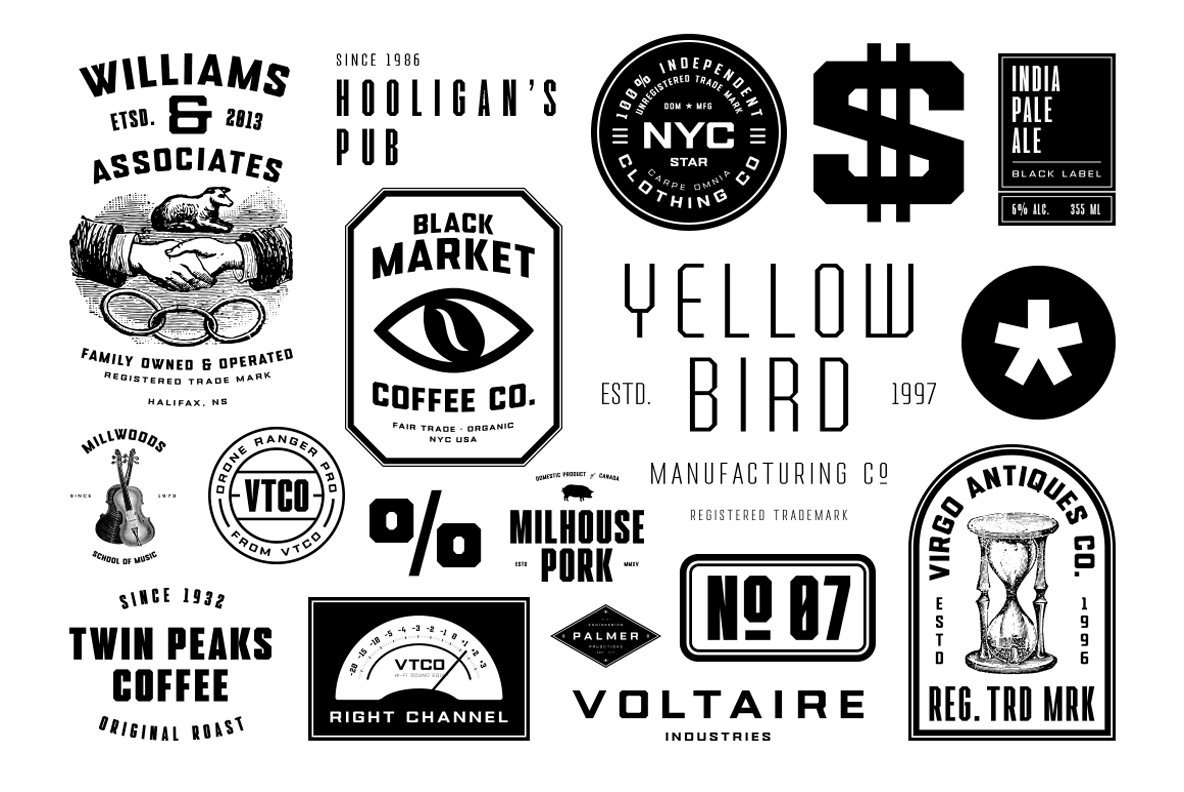 Drone Ranger Pro Font Family插图3