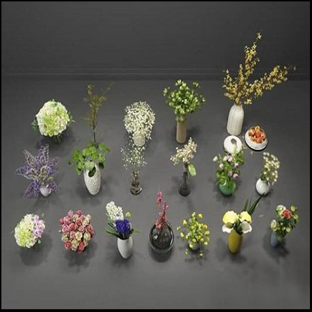 绿色植物和花卉素材之家精选3D模型