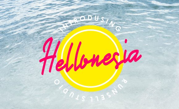 Hellonesia Font素材之家精选英文字体