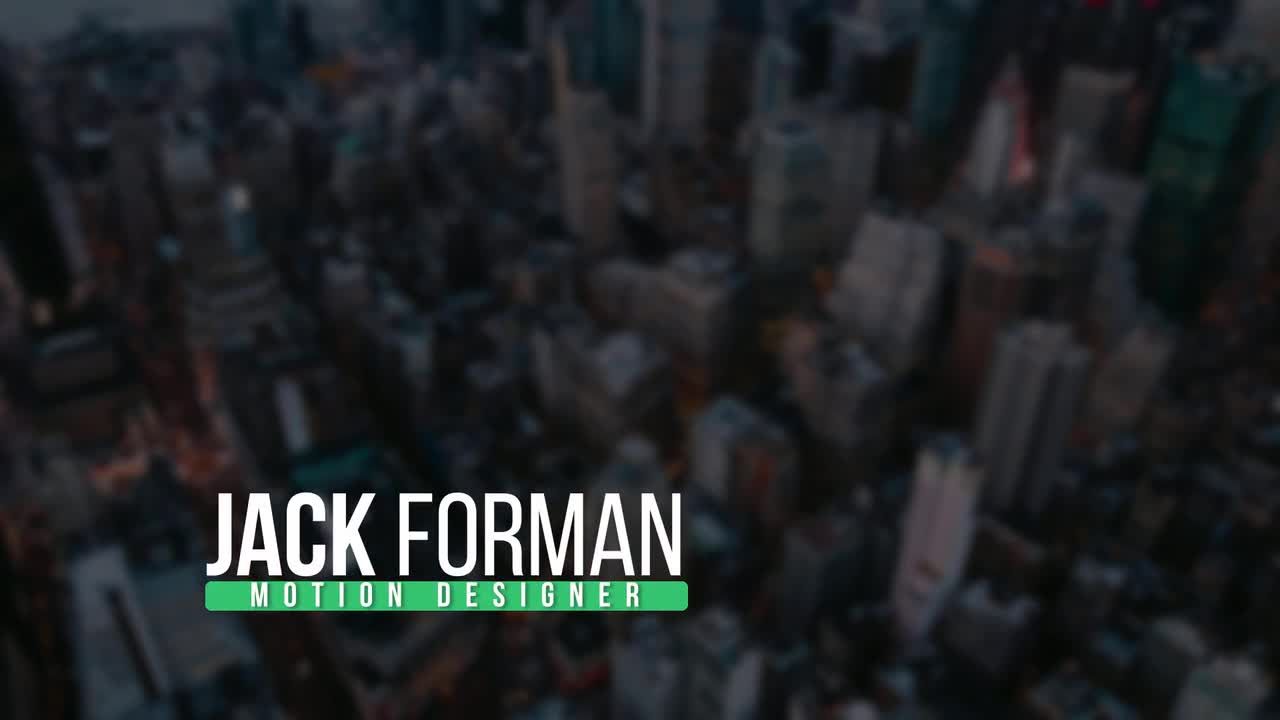 25个设计独特动画标题素材库精选AE模板