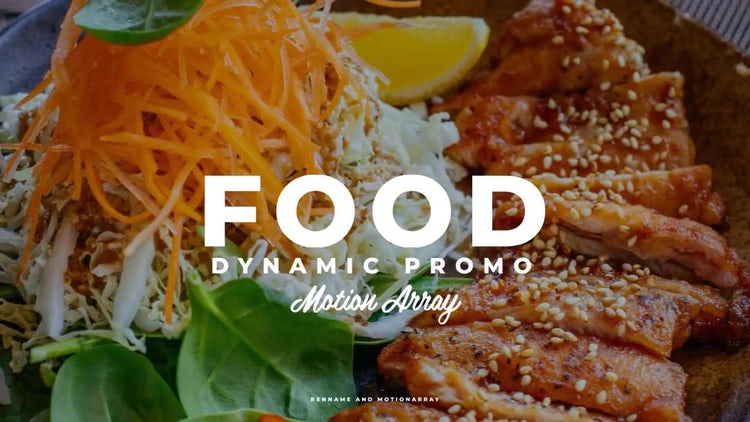 食物促销素材库精选AE模板