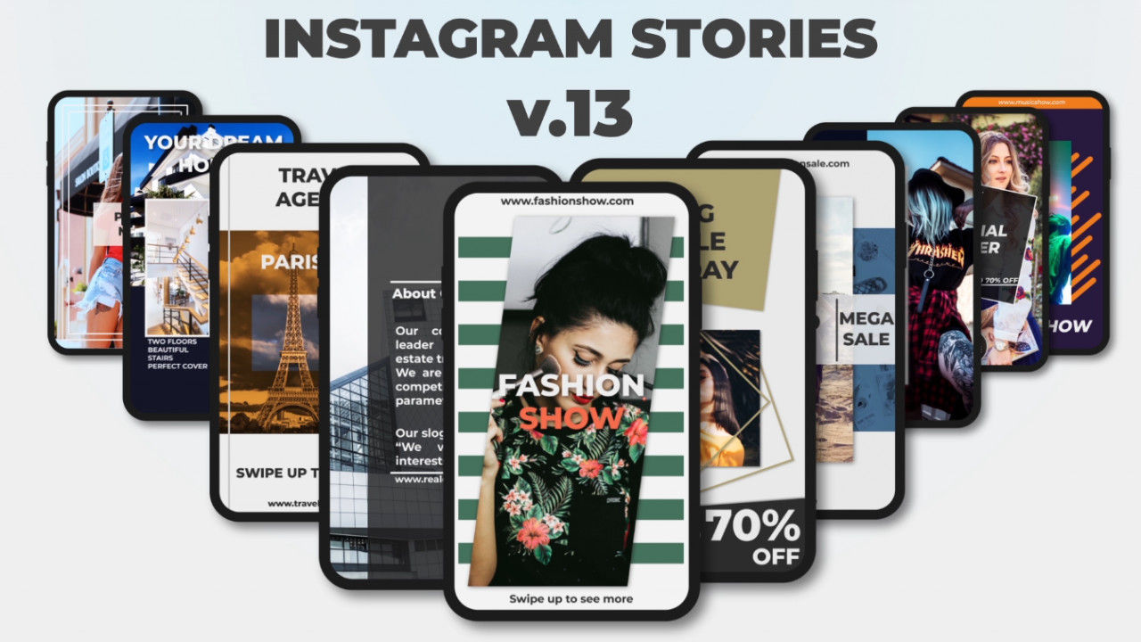 Instagra产品宣传素材库精选AE模板