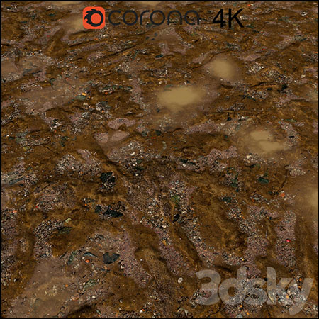 下雨后的烂泥地素材之家精选3D模型