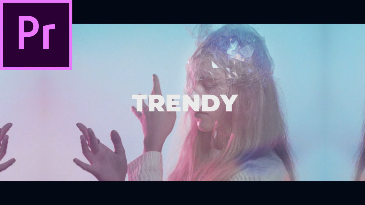 28个时尚动态的开场白过渡效果素材库推荐PR模板