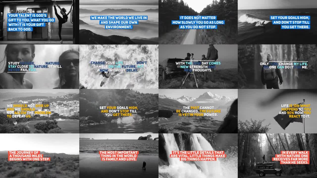 素材库推荐PR模板社交媒体视频图形包