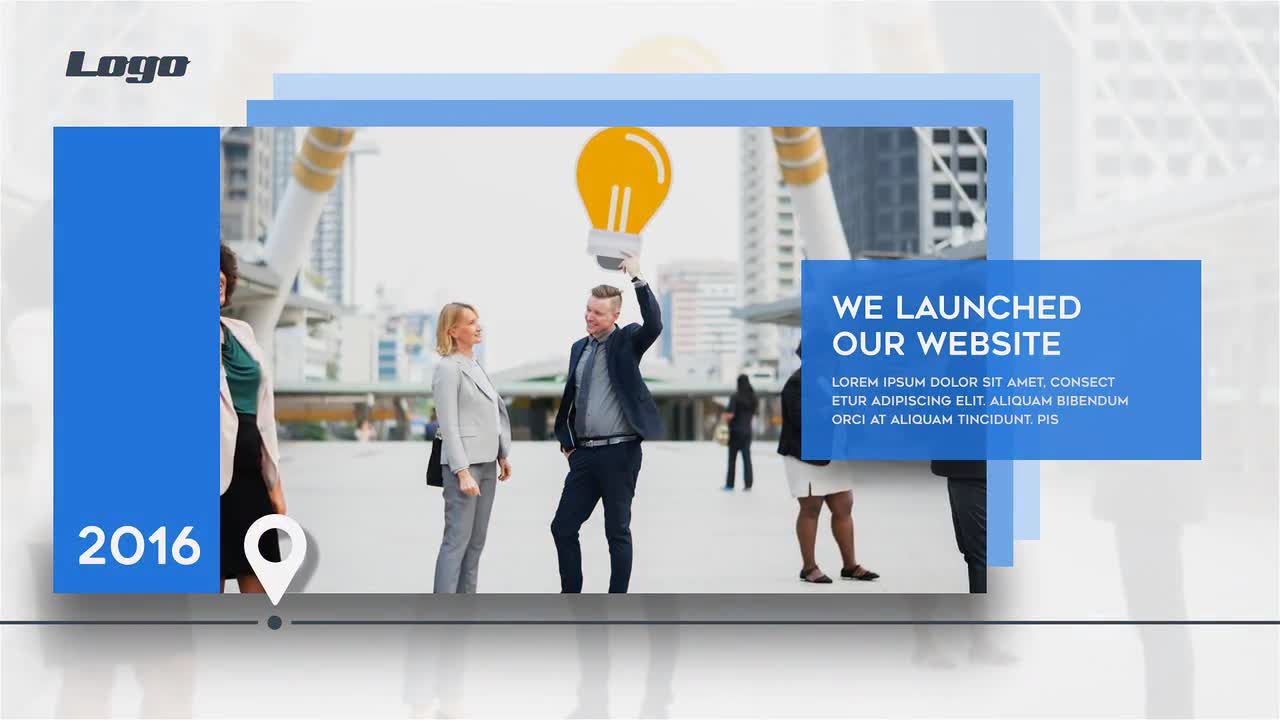 公司时间表效果素材库精选AE模板