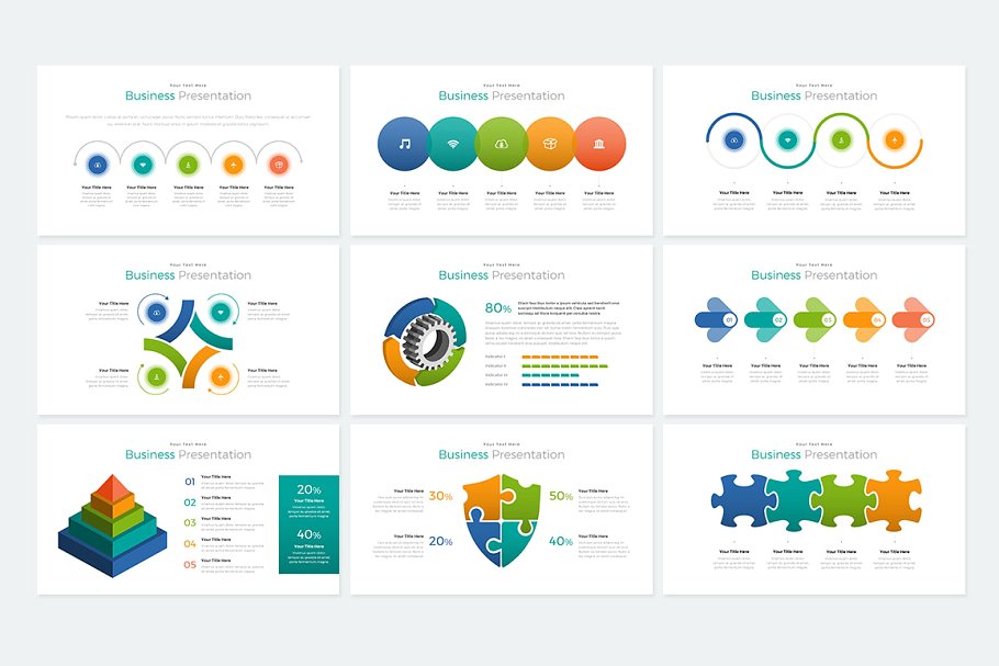 商务风格数据统计分析PPT幻灯片 Yogyakarta Powerpoint插图(22)