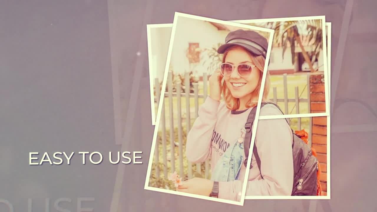 精美优雅华丽的三重照片打开效果素材库精选AE模板