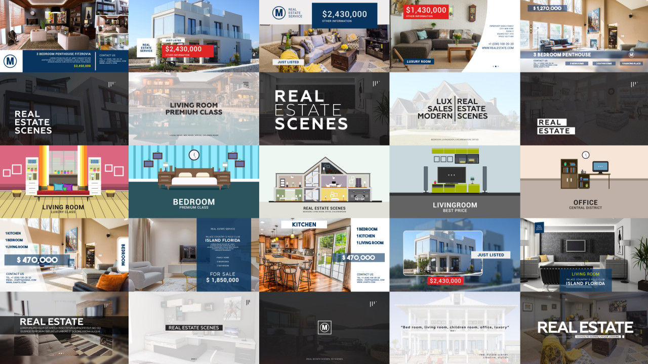 房地产广告宣传动画素材库精选AE模板