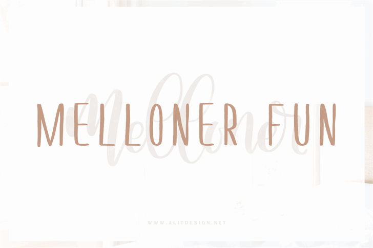 Melloner Fun font插图