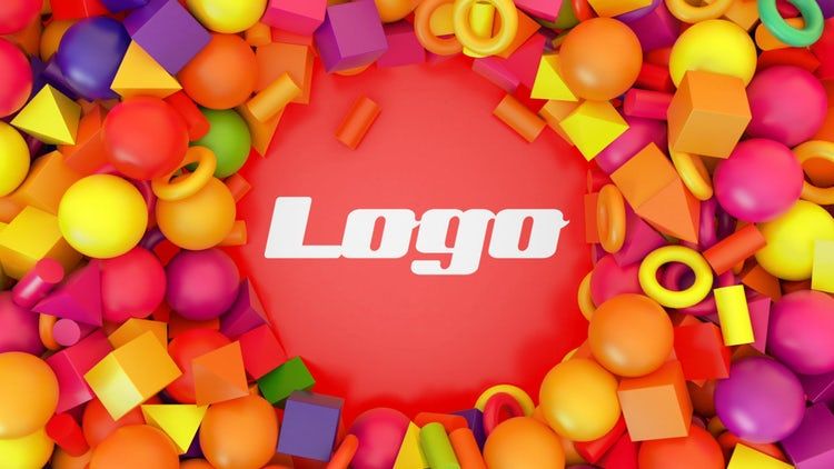 儿童频道标志素材库精选AE模板