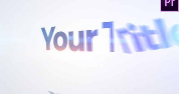 逐个元素弹跳字幕特效素材库精选PR模板 Super Quick Title