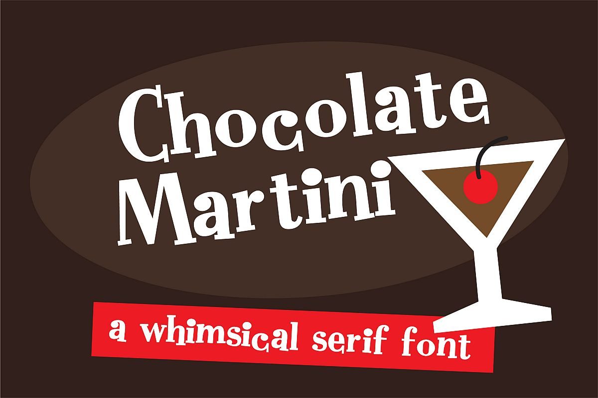 ZP Chocolate MartiniRegular Font素材之家精选英文字体