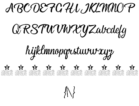 Afternoon in Stereo Personal Us font插图2