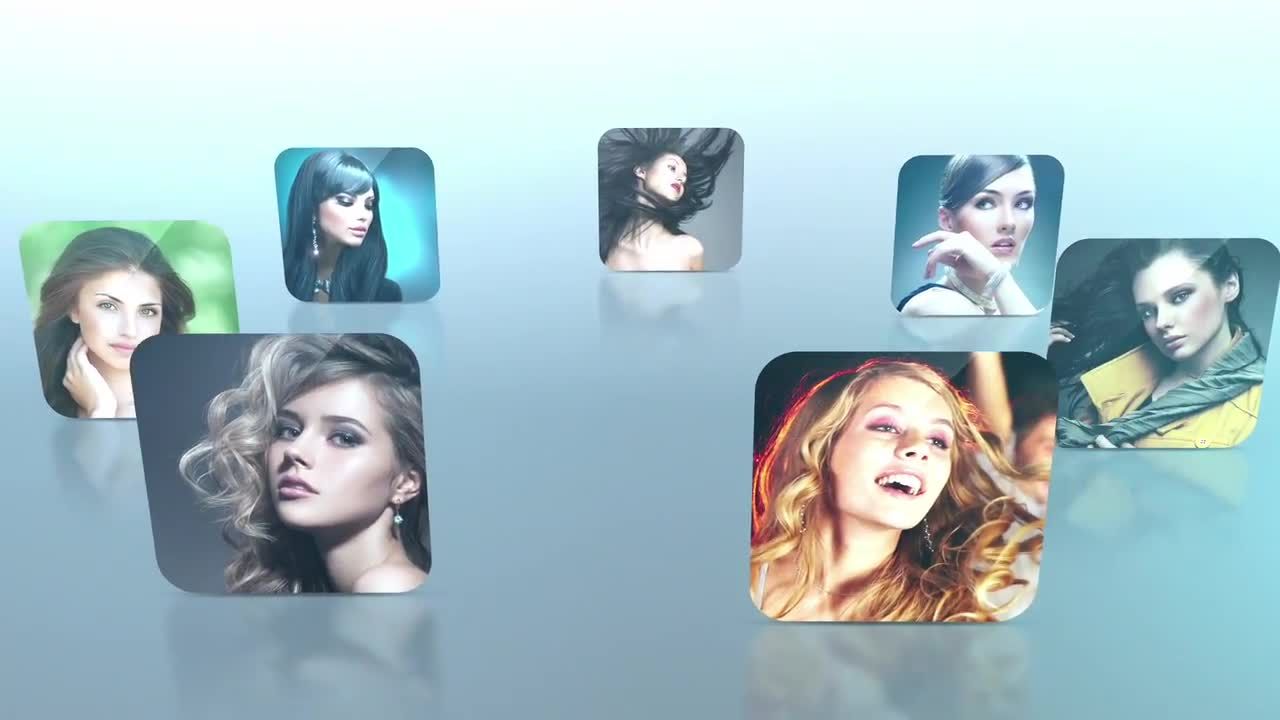 6种不同的旋转木马风格素材库精选AE模板