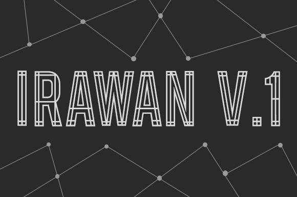 Irawan V.1 font插图