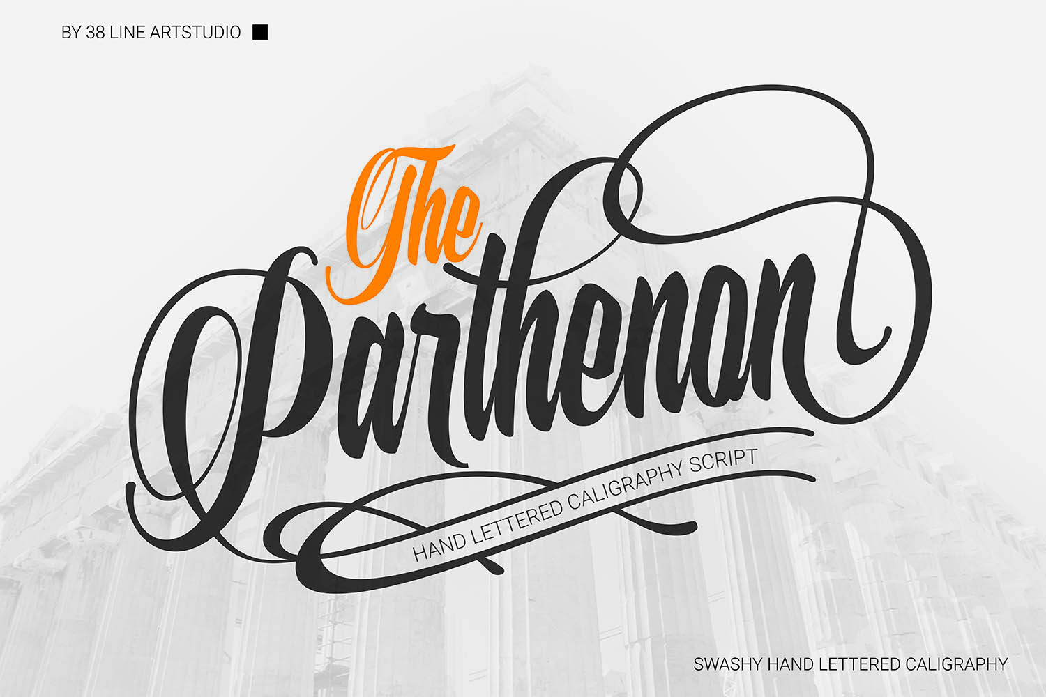 The Parthenon Font插图