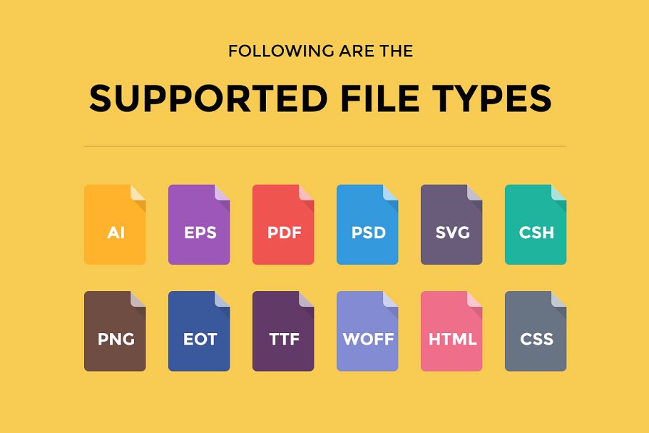 200枚教育主题图标 200 Education Icons插图(4)