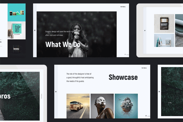 素材库下午茶：超文艺的大图PPT模板[PPTX,Key]