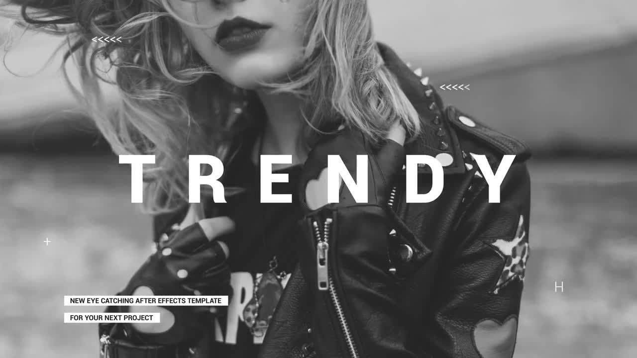 时尚介绍开场白素材库精选AE模板