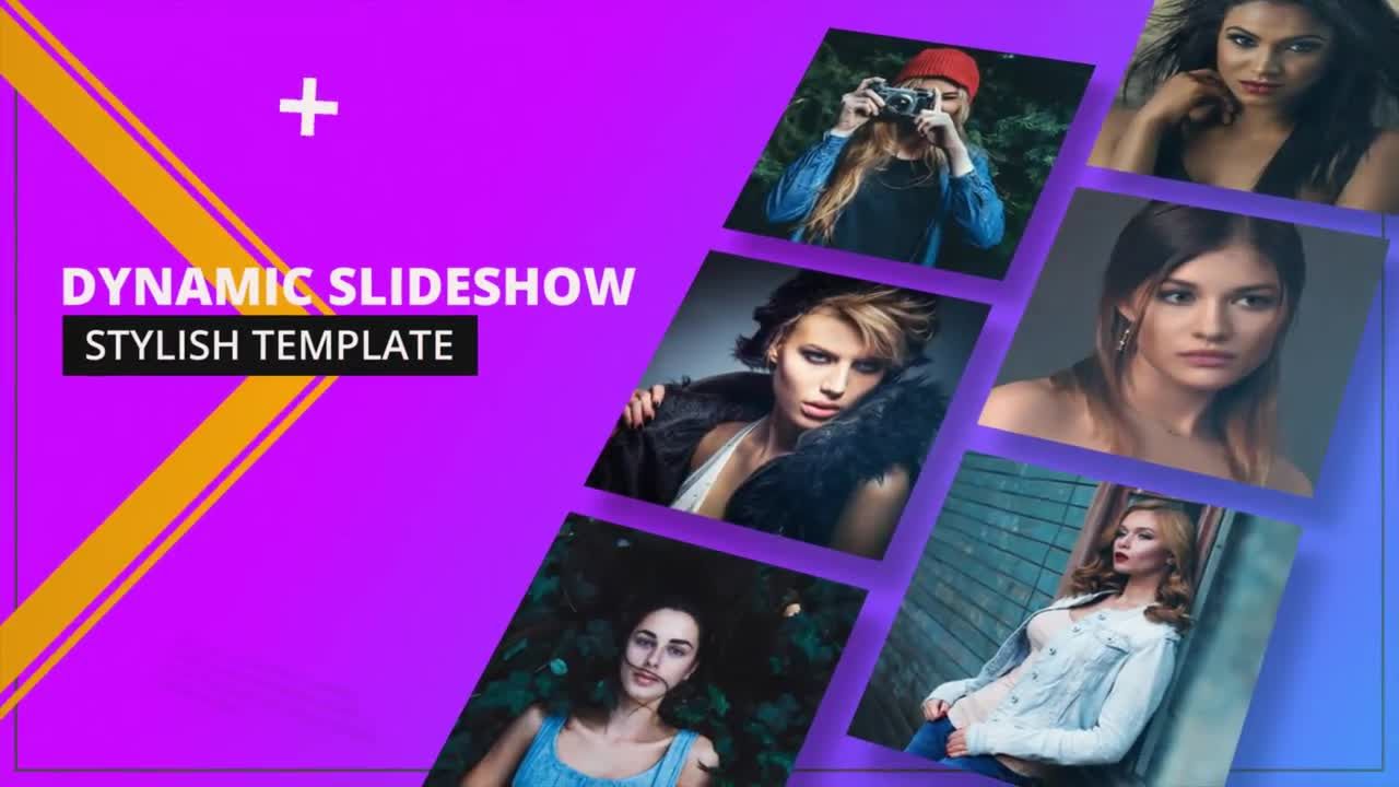 外观简洁时尚的动态幻灯片素材库精选AE模板