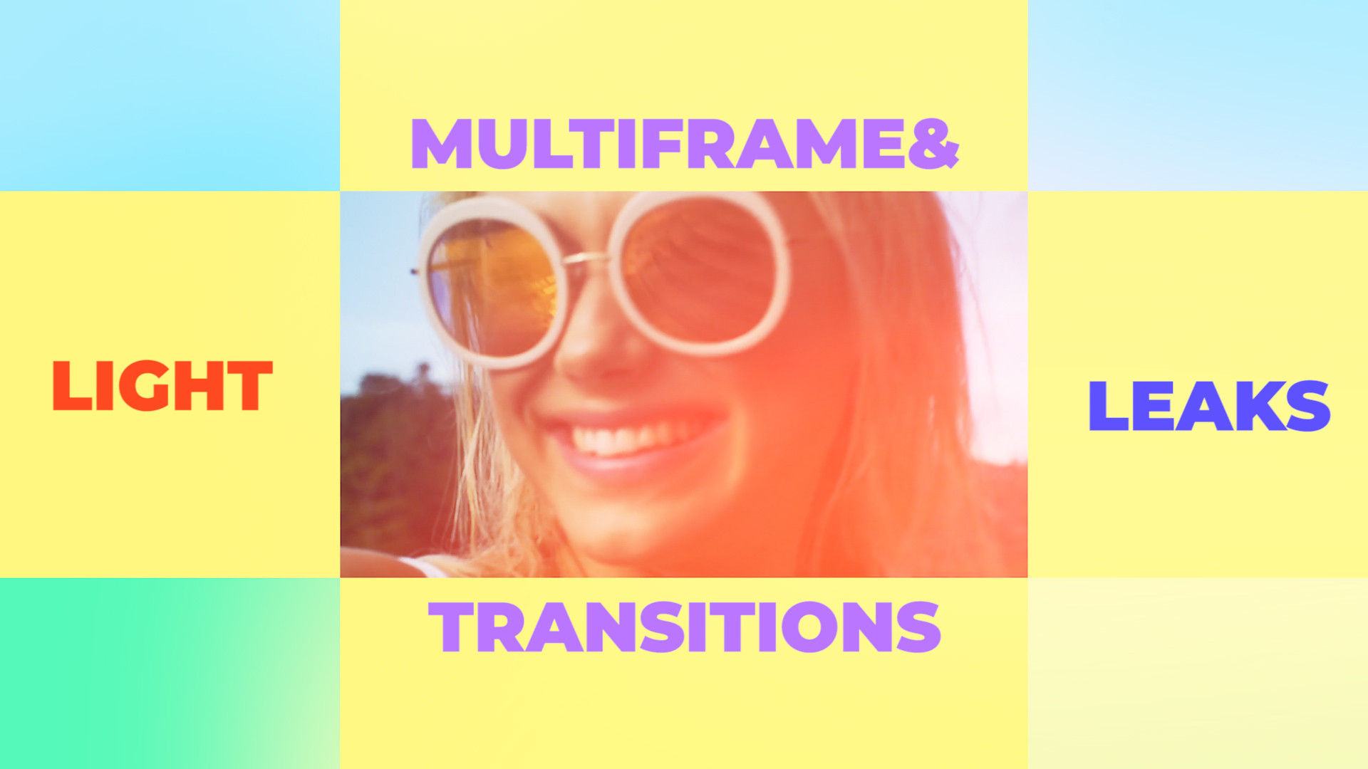 多帧和光泄漏过渡转换素材库推荐PR模板