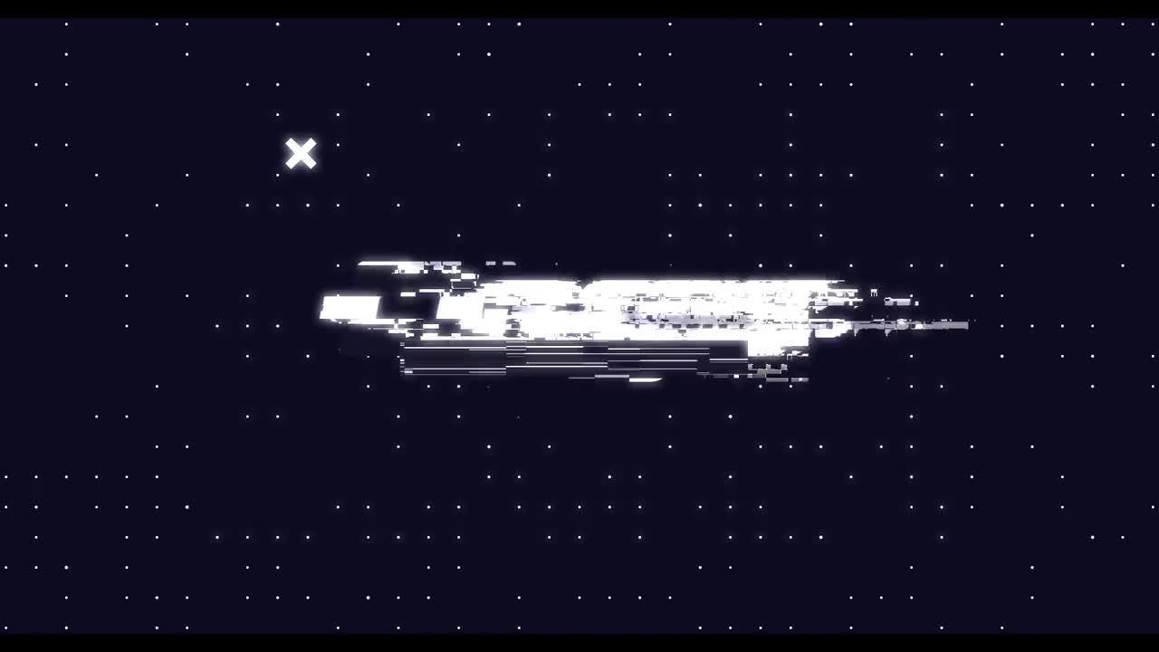 动画效果的小故障徽标素材库精选AE模板