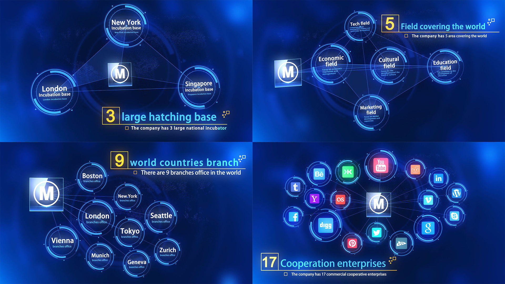 干净且富有创意的动画标题连接素材库精选AE模板