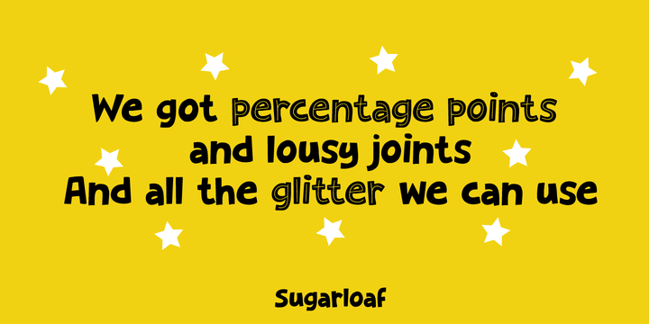 Sugarloaf Font插图2