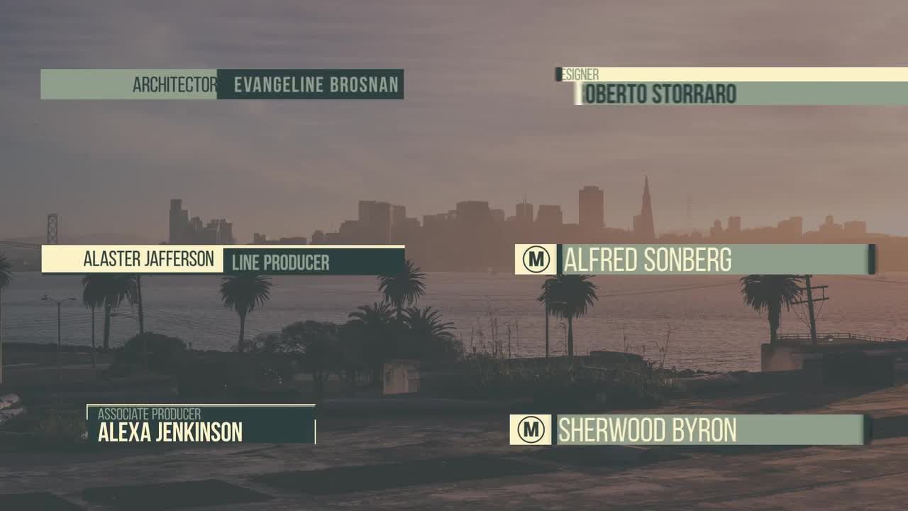 38个漂亮的动画下三分之一素材库精选AE模板