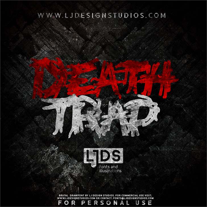 Deathtrap DEMO font插图 Deathtrap DEMO font插图