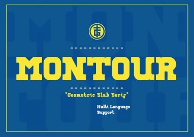 Montour Font素材之家精选英文字体