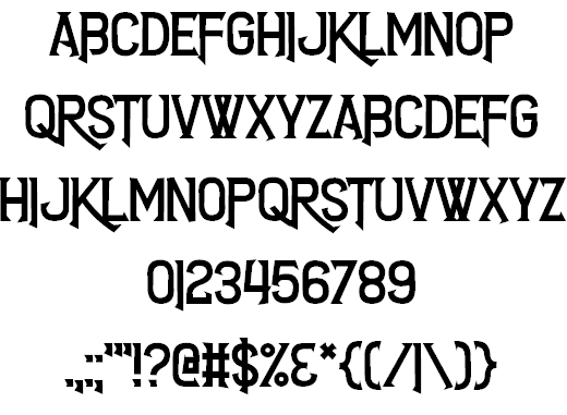 Frostbite Boss Fight font插图1 Frostbite Boss Fight font插图1