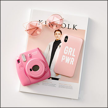 Fujifilm富士mini11相机手机和女士眼镜素材之家精选3D模型