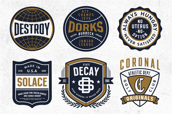 S&S GreyHood Seven font插图6