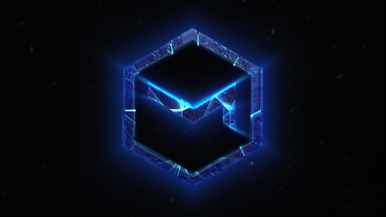 大气史诗般的碎片标志素材库精选AE模板