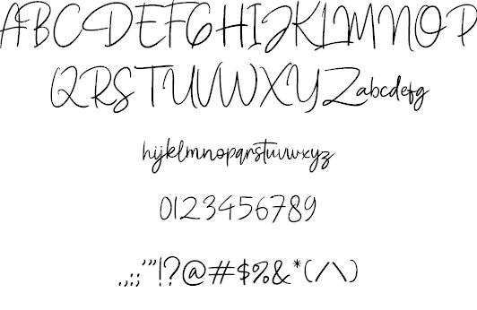 Betty Lavea font插图1